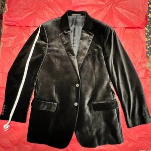 Giorgio Armani Black Velvet Blazer